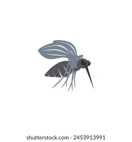 Vector del elemento de Vector del mosquito del día de la malaria