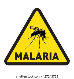 malaria mosquito sign
