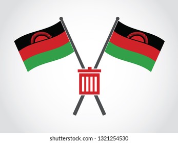 Malawi Emblem Trash