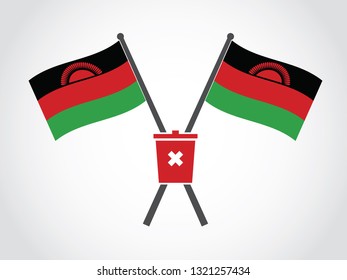 Malawi Emblem Waste