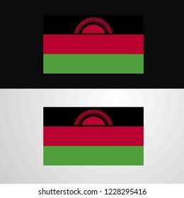 Malawi Flag banner design