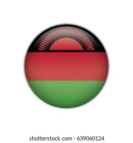 Malawi flag button