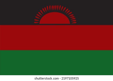  La bandera de Malawi es de alta calidad y fácil de modificar