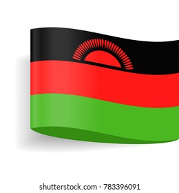 Malawi Flag Vector Icon - Illustration