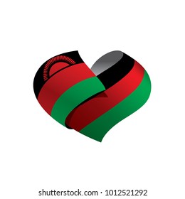 Malawi flag, vector illustration