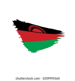 Malawi flag, vector illustration
