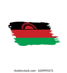Malawi flag, vector illustration