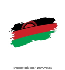Malawi flag, vector illustration