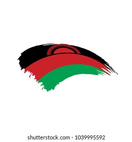 Malawi flag, vector illustration