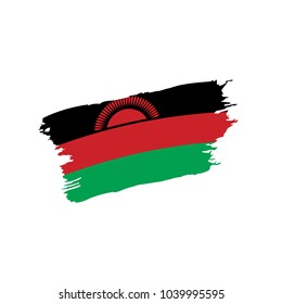 Malawi flag, vector illustration