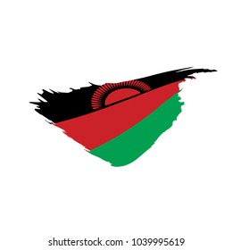Malawi flag, vector illustration