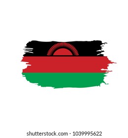 Malawi flag, vector illustration