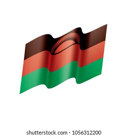 Malawi flag, vector illustration