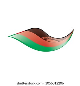 Malawi flag, vector illustration