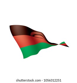 Malawi flag, vector illustration