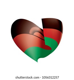 Malawi flag, vector illustration