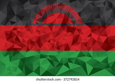 Malawi flag vector illustration.