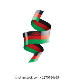 Malawi flag, vector illustration on a white background