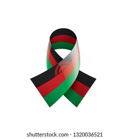 Malawi flag, vector illustration on a white background