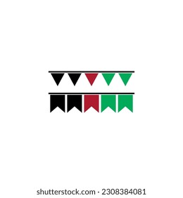 Malawi flags icon set, Malawi independence day icon set vector sign symbol
