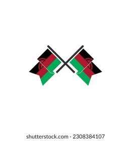 Malawi flags icon set, Malawi independence day icon set vector sign symbol
