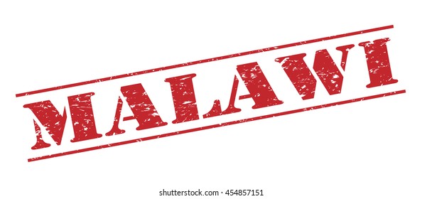 malawi vector stamp on white background