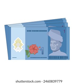 Malasia Moneda de billetes de Malasia, Un Ringgit Malasia RM1