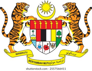 Malaysia Coat of Arms -Jata Malaysia