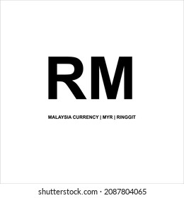 Malaysia Currency Symbol, Malaysian Ringgit Icon, MYR Sign. Vector Illustration 