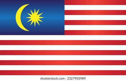 Malaysia Flag Background Vector Illustration Creative Design