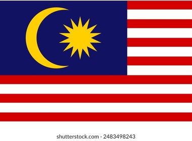 Malaysia flag illustrator country flags