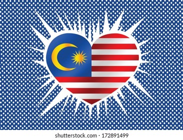 Malaysia flag themes idea design