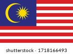 Malaysia flag vector graphic. Rectangle Malaysian flag illustration. Malaysia country flag is a symbol of freedom, patriotism and independence.