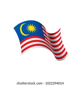 Malaysia flag, vector illustration