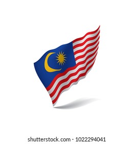 Malaysia flag, vector illustration