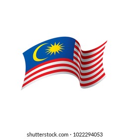 Malaysia flag, vector illustration
