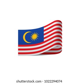 Malaysia flag, vector illustration