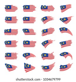 Malaysia flag, vector illustration