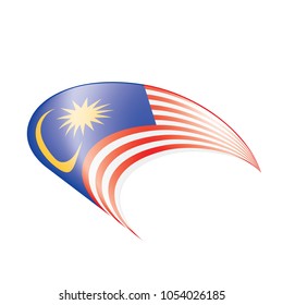 Malaysia flag, vector illustration