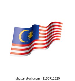 Malaysia flag, vector illustration