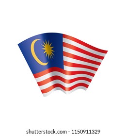 Malaysia flag, vector illustration