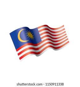 Malaysia flag, vector illustration
