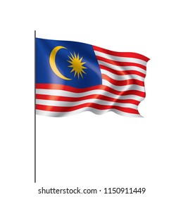 Malaysia flag, vector illustration