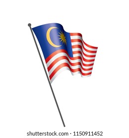 Malaysia flag, vector illustration