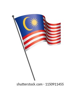 Malaysia flag, vector illustration