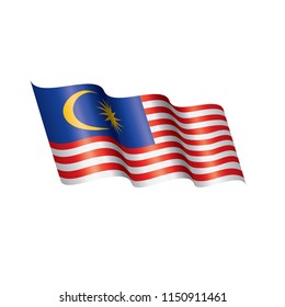 Malaysia flag, vector illustration