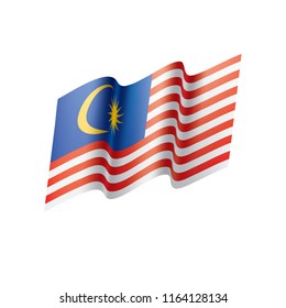 Malaysia flag, vector illustration