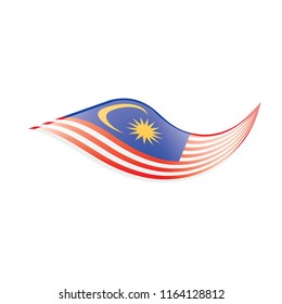 Malaysia flag, vector illustration