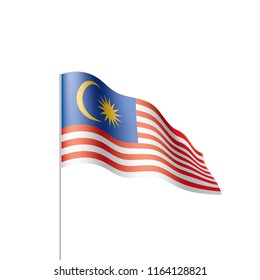Malaysia flag, vector illustration