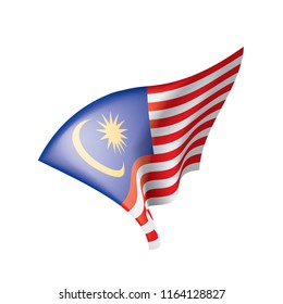 Malaysia flag, vector illustration